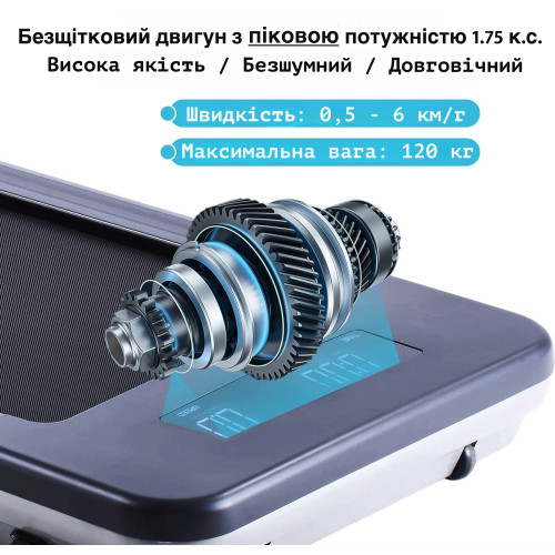 Беговая дорожка  OMA Fitness 1010EB Ultra Slim - фото №5